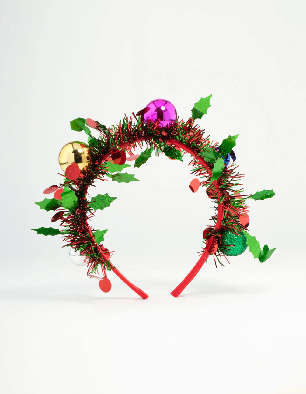 Kids Tinsel & Bauble Headband