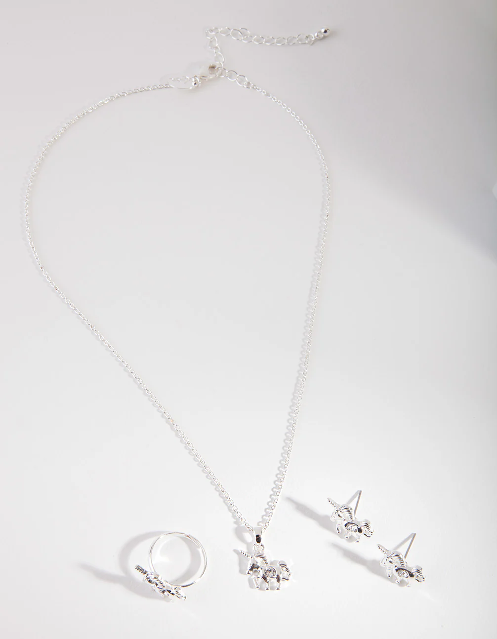 Kids Diamond Simulant Unicorn Jewellery Set - Image 2