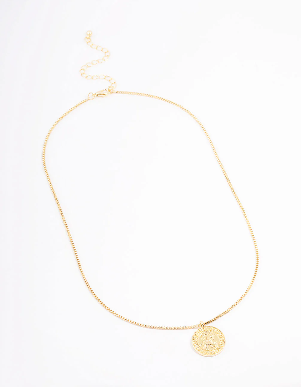 Gold Plated Capricorn Star Sign Pendant Necklace - Image 3