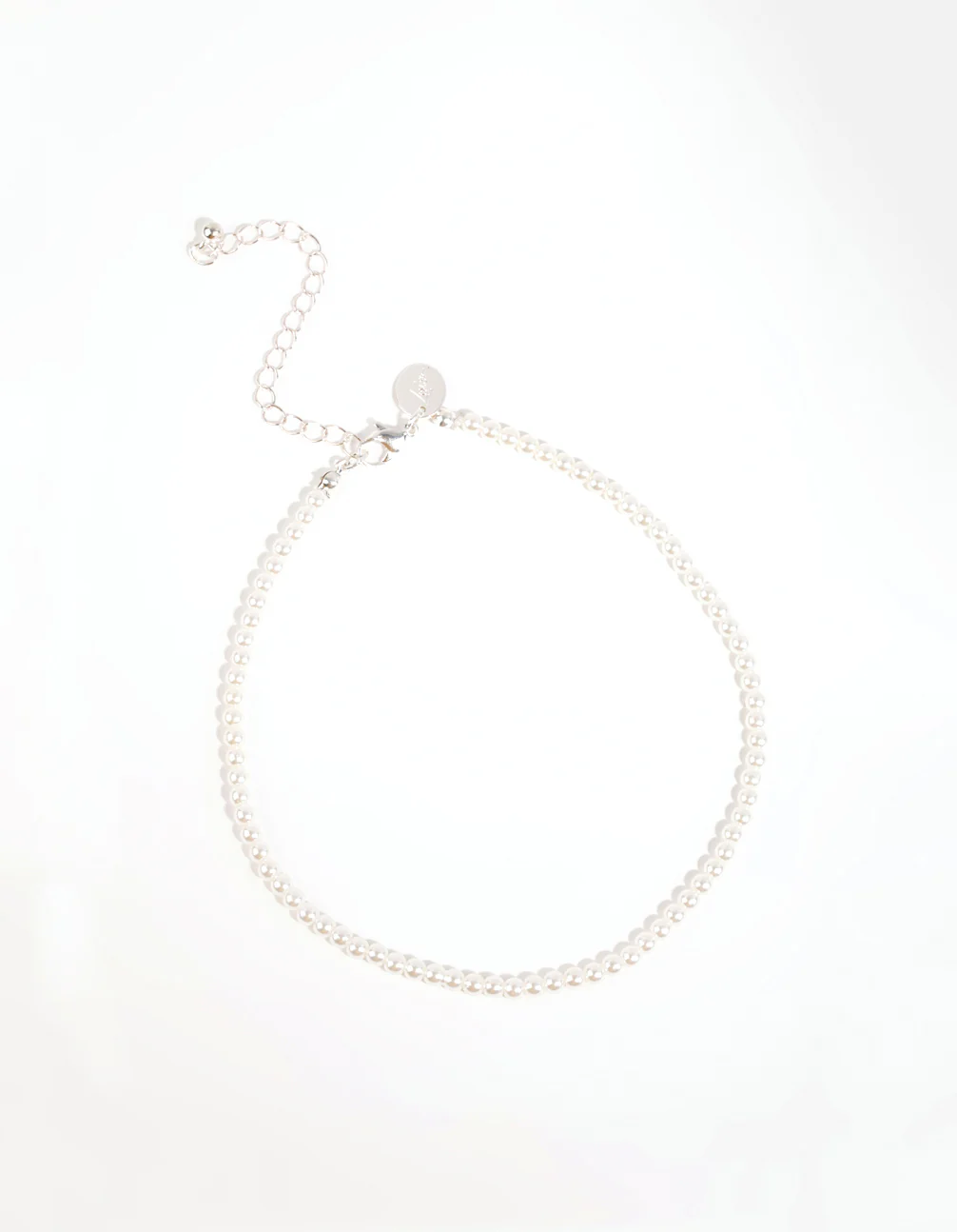 Silver Small Pearl Choker - Image 2