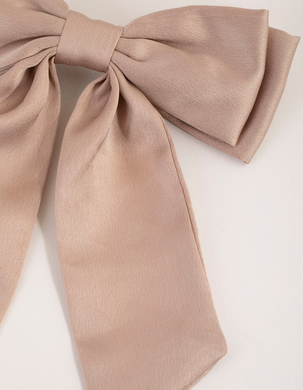 Muted Blush Relaxed Bow Clip - Image 2