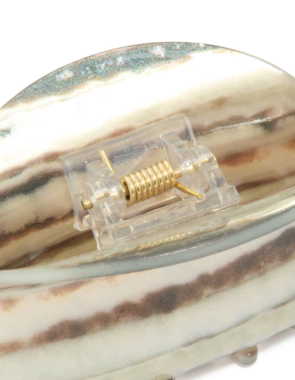 Neutral Oval Claw Hair Clip - Image 3