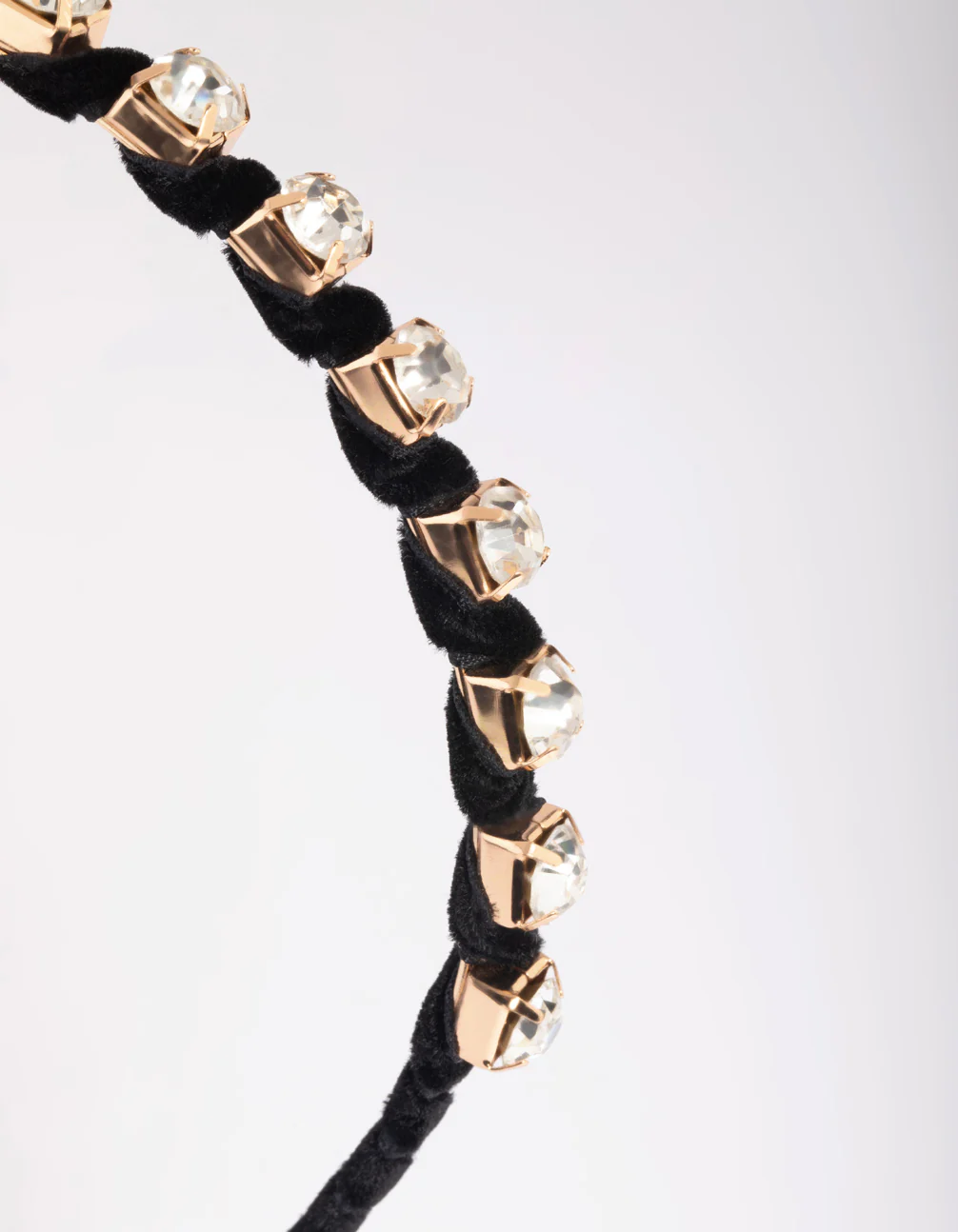 Gold Wrapped Jewel Headband - Image 3