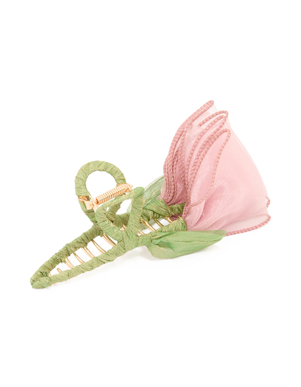 Organza Fabric Tulip Claw Clip - Image 2