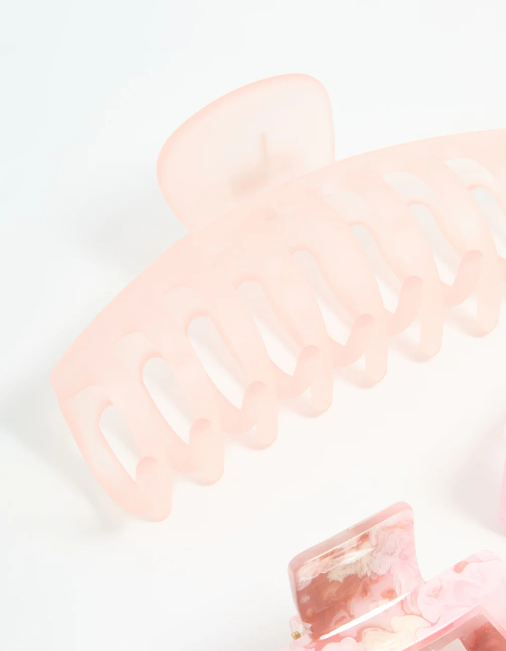 Pink Mixed Cutout Claw Clips 3-Pack - Image 2