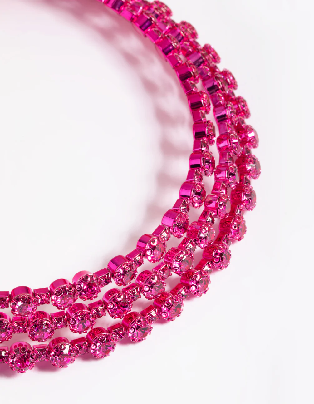 Pink Diamante Necklace - Image 2