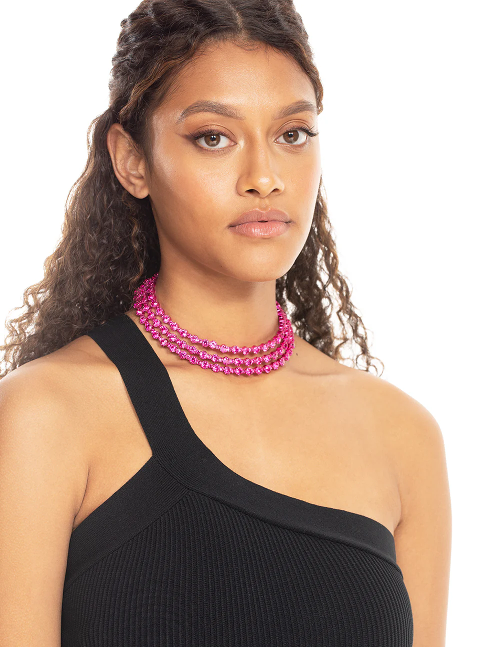 Pink Diamante Necklace - Image 3