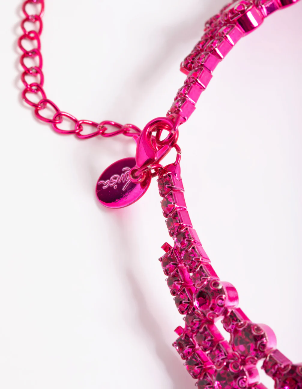 Pink Diamante Necklace - Image 5