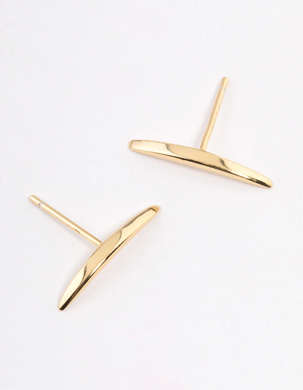 Gold Plated Sterling Silver Climber Earrings - Image 2