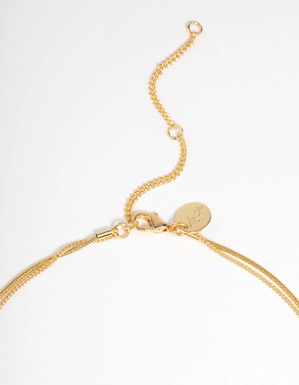 Gold Plated Amazonite Mini Shard Layer Necklace - Image 3
