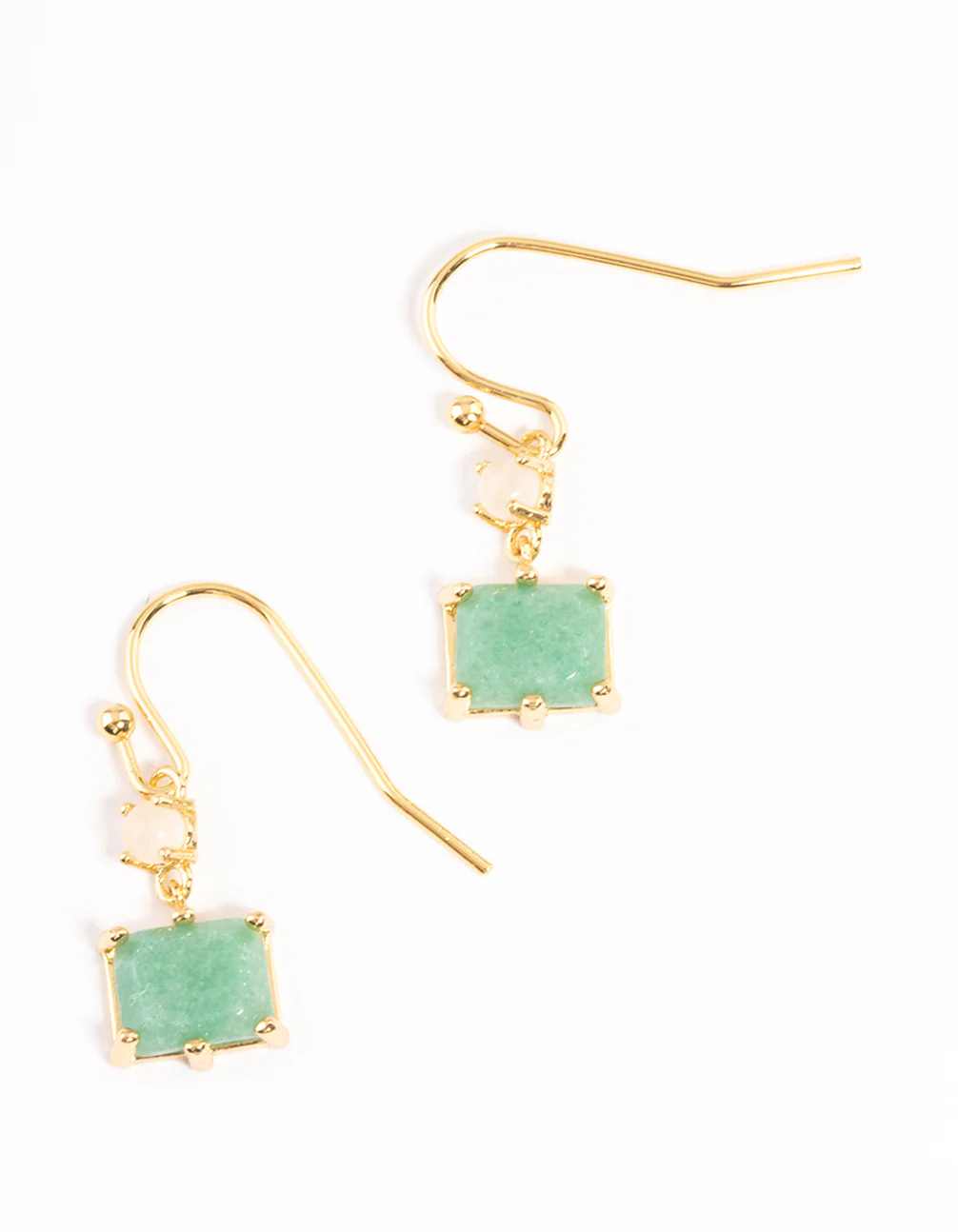 Gold Plated Watermelon Mini Drop Earrings - Image 3