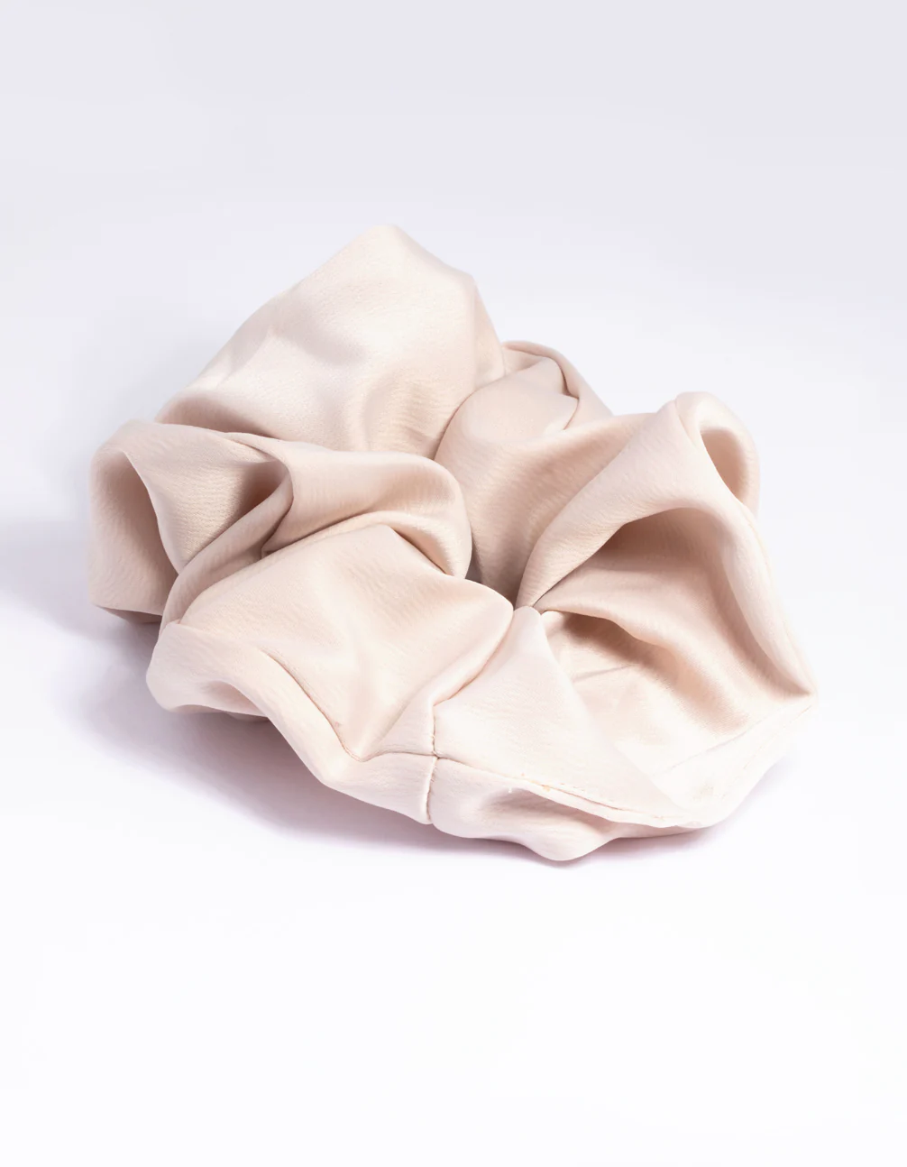 Large Beige Scrunchie - Image 3