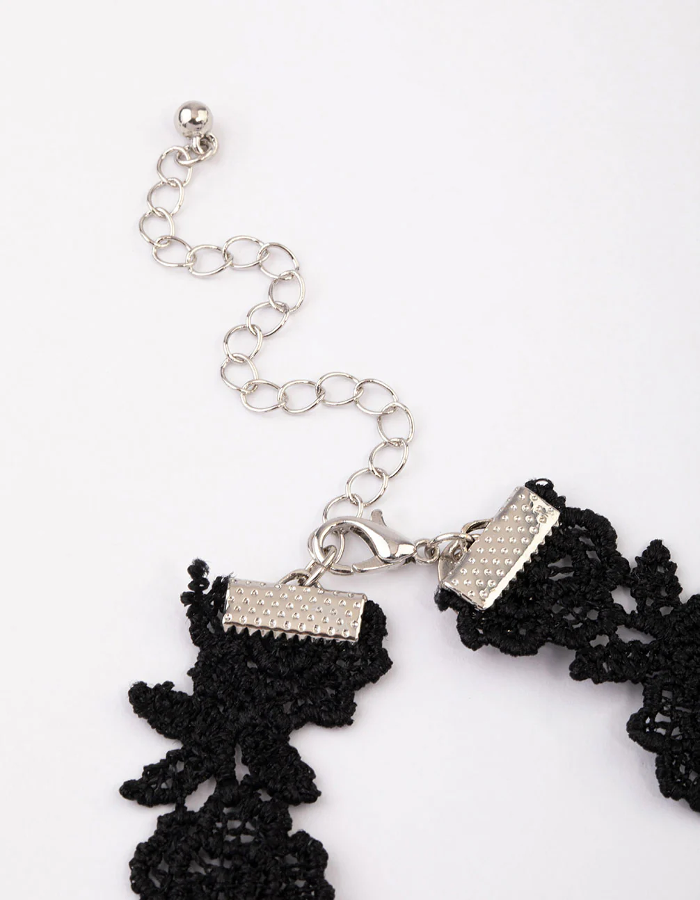 Fabric Black Multi Corsage Choker - Image 3