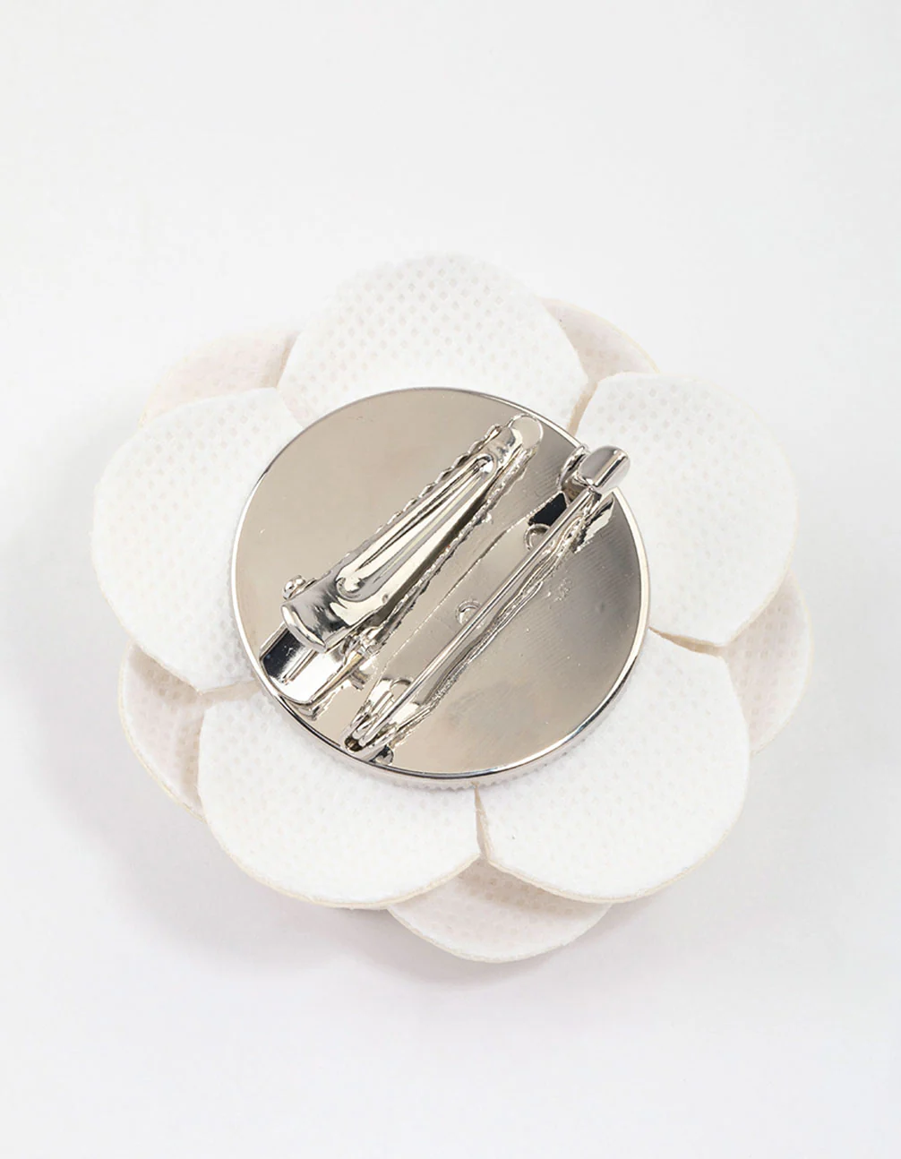 White Faux Leather Corsage - Image 2