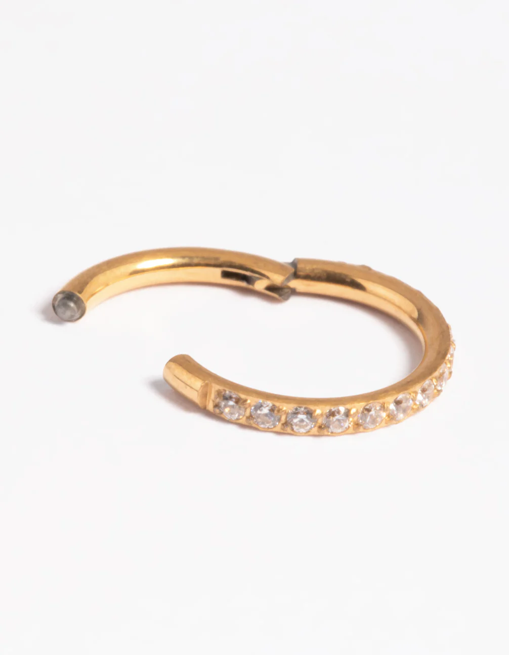 Gold Plated Titanium Clicker Ring - Image 2