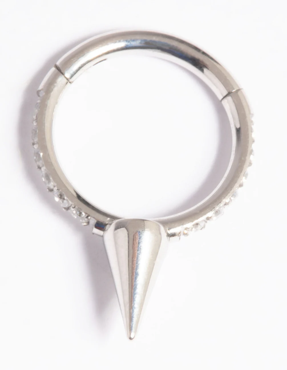 Platinum Plated Titanium Clicker Ring - Image 2