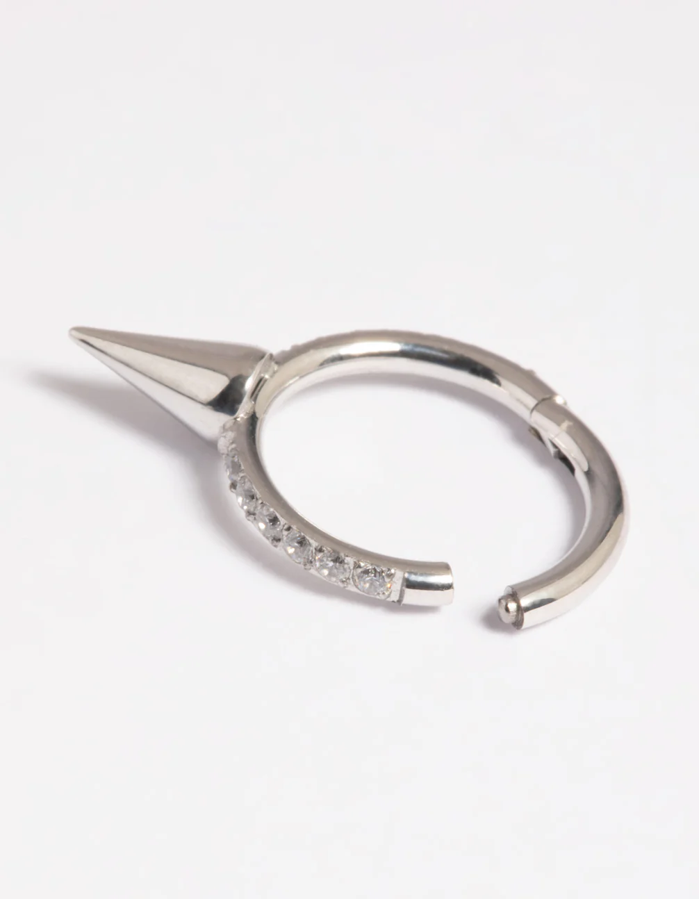 Platinum Plated Titanium Clicker Ring - Image 3