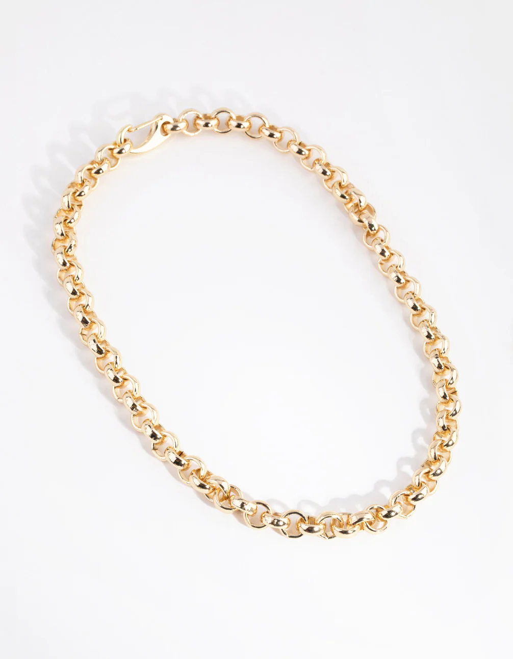 Gold Plated Rolo Chain Necklace - Image 2