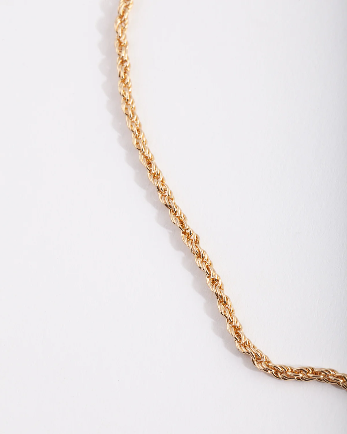 Gold Plated 60cm Rope Chain Necklace - Image 4