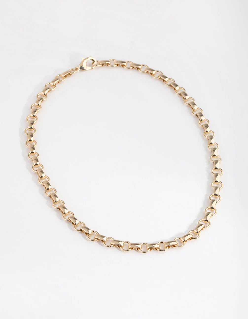 Gold Plated Small Rolo Necklace - Image 2