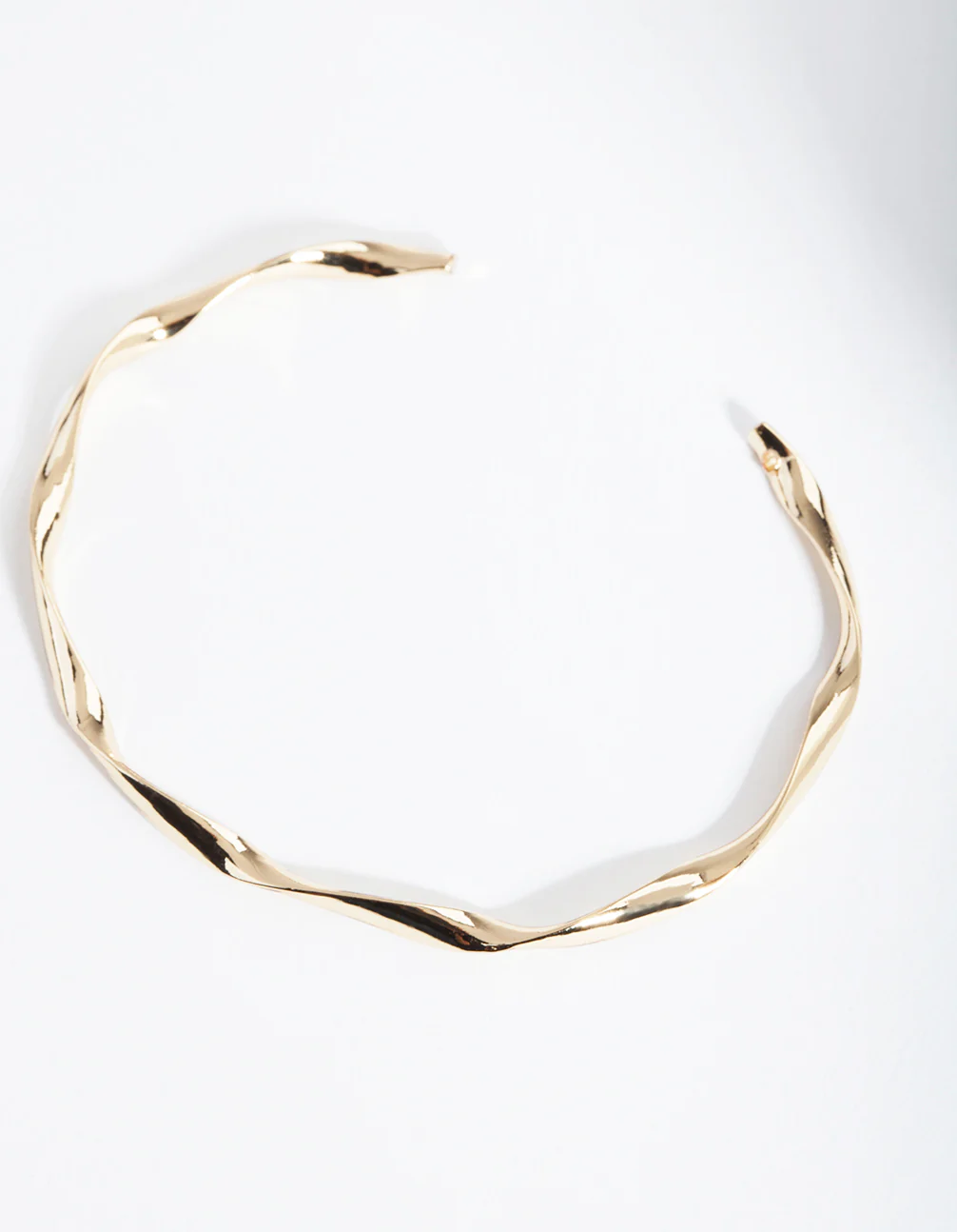 Gold Plated Twist Bangle - Image 4