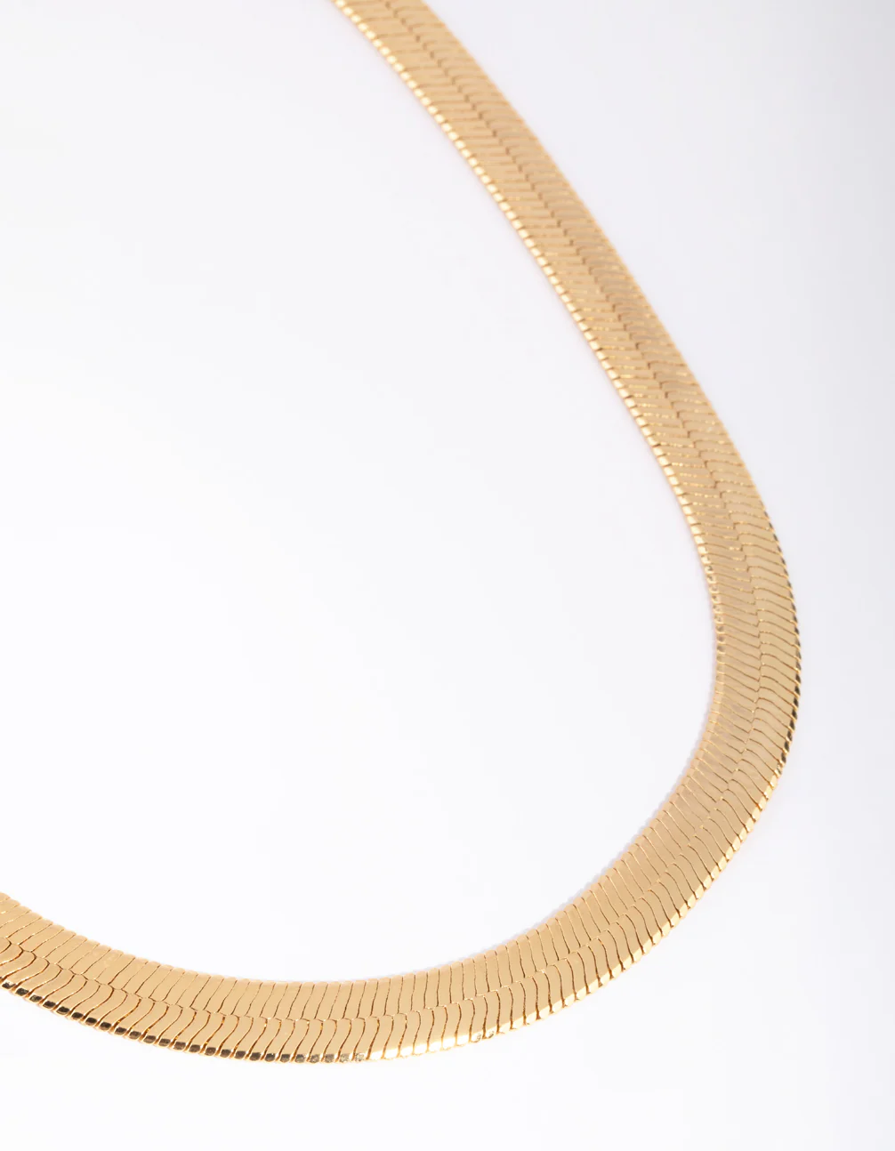 Gold Plated Snake Chain Necklace
