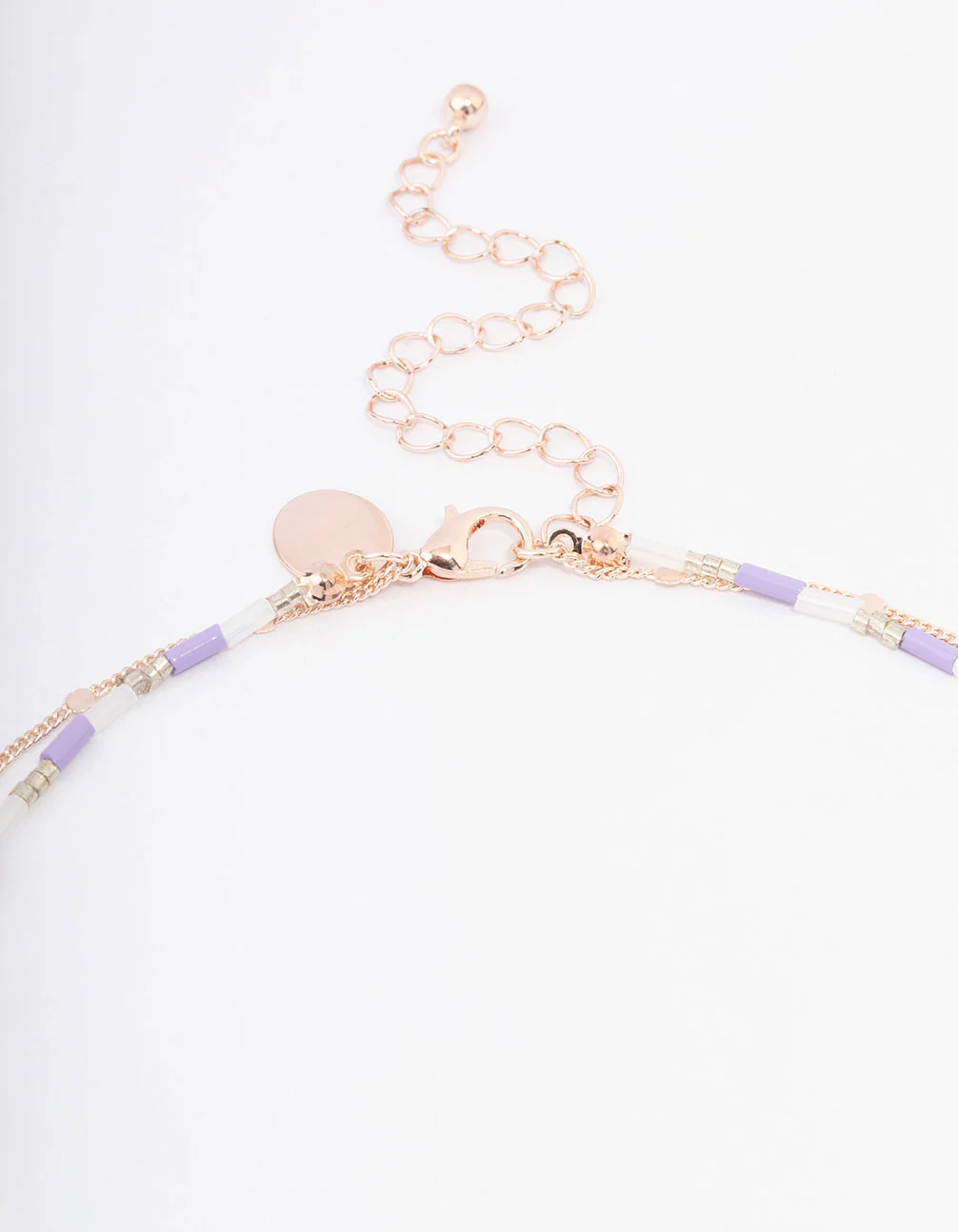 Rose Gold Layered Necklace - Image 3