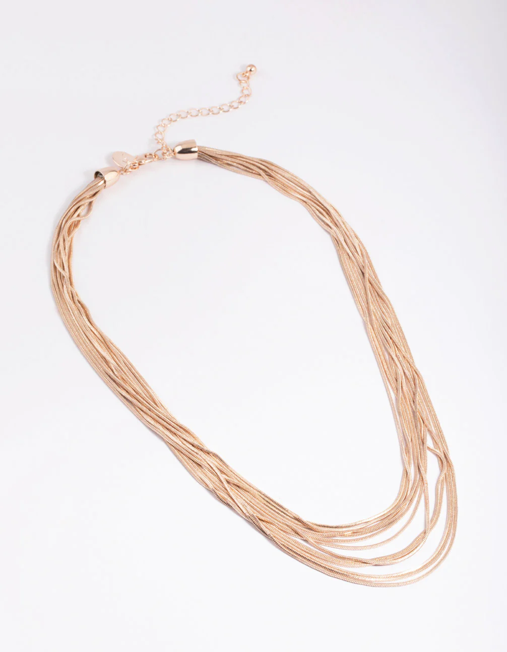 Rose Gold Coated Chain Necklace - Image 2