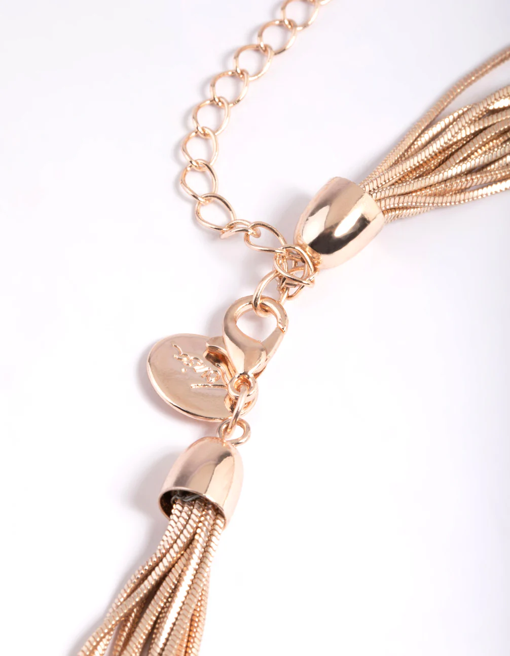 Rose Gold Coated Chain Necklace - Image 3