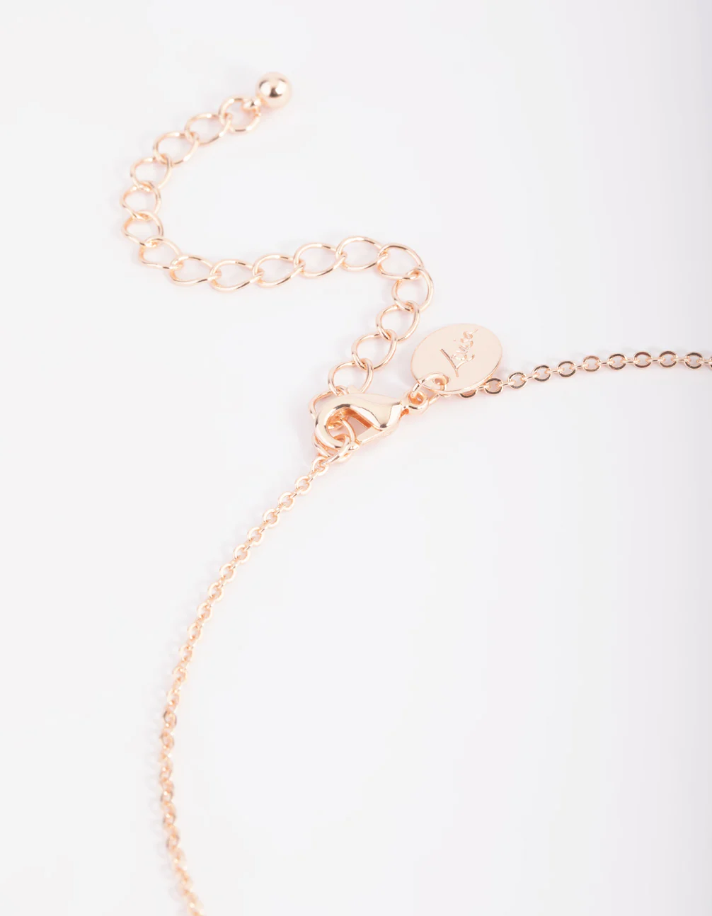 Rose Gold Moon Layered Necklace - Image 4