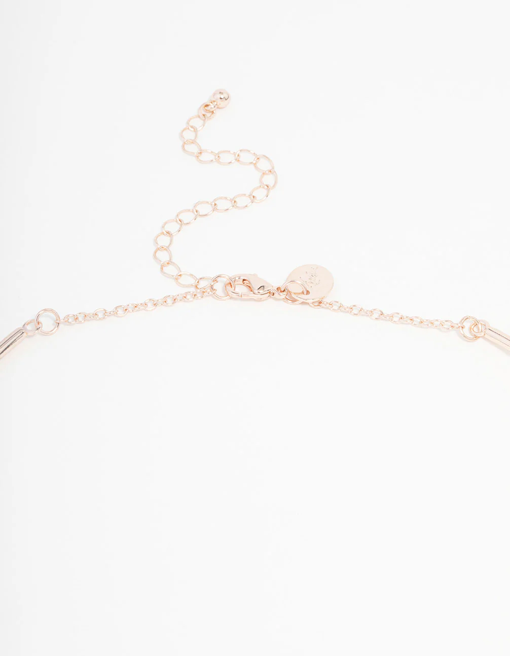 Rose Gold Pearl Flower Pendant Choker - Image 3