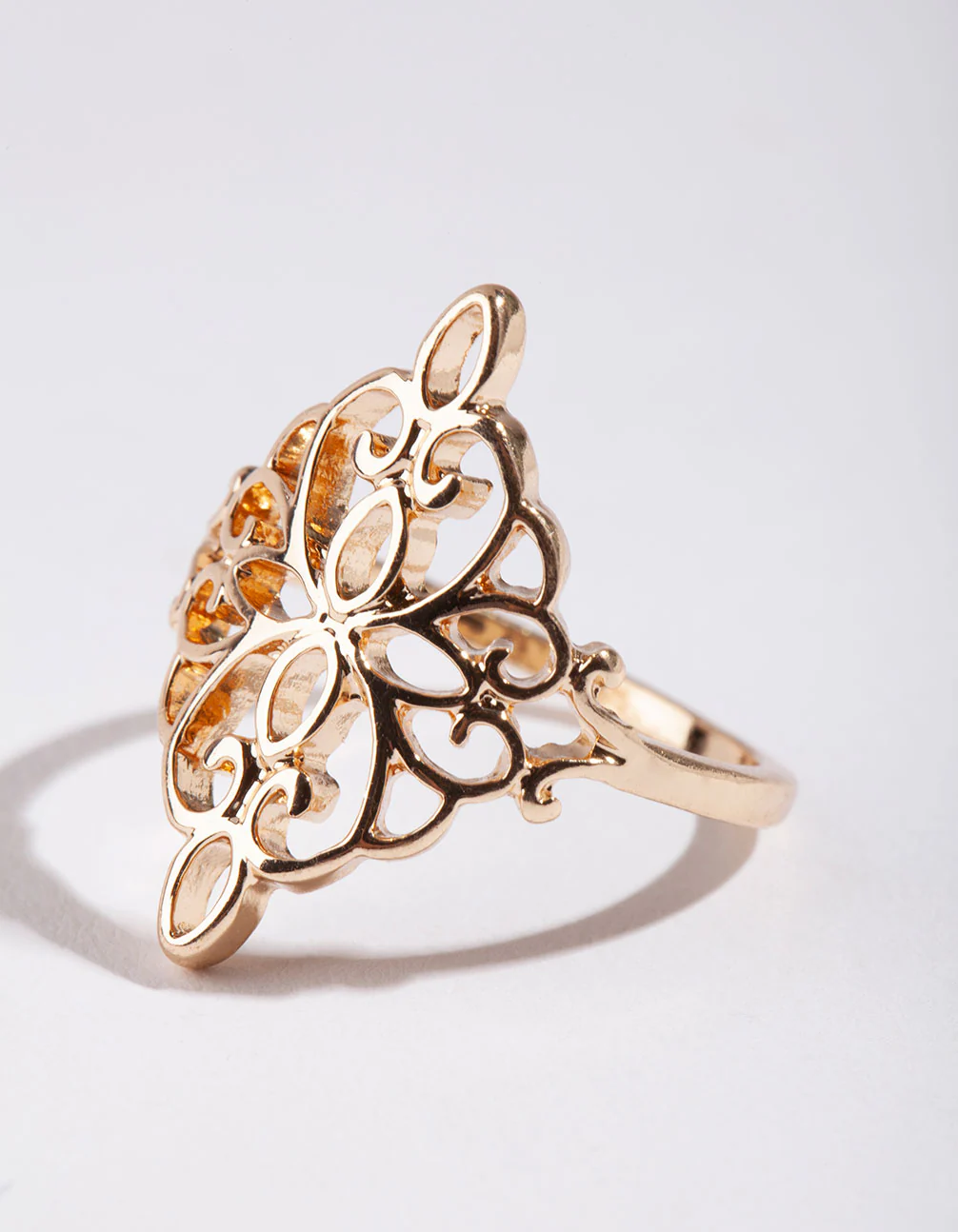 Gold Filigree Ring - Image 5