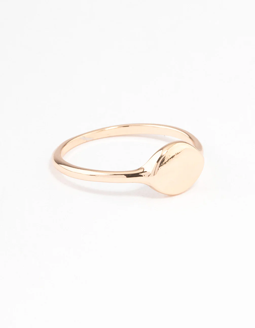 Gold Rounded Metal Ring - Image 3