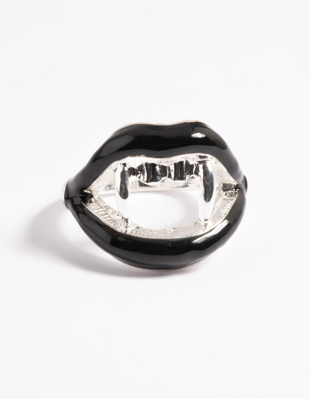 Silver Bite Me Ring - Image 2