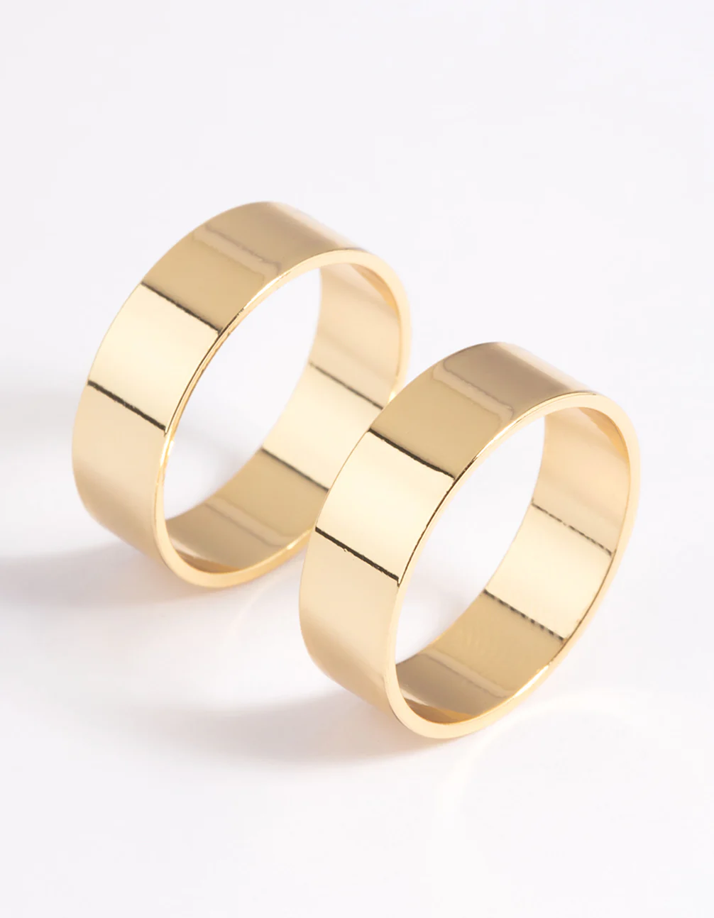 Gold Plated Cigar Band Ring - Image 3