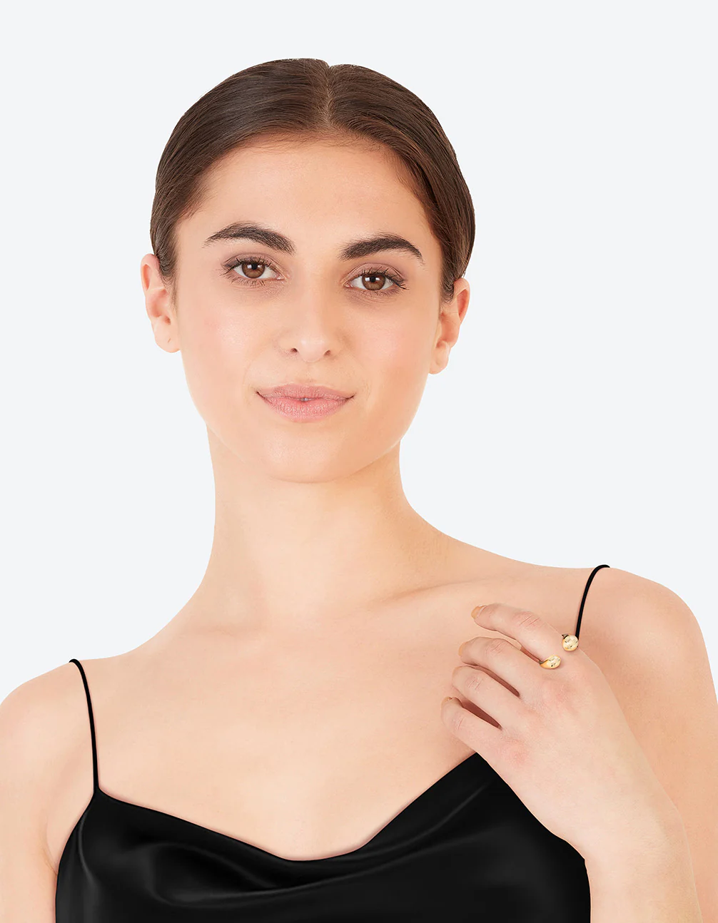 Gold Plated Open Sphere Ring - Image 3