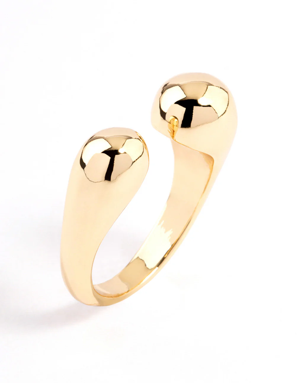 Gold Plated Open Sphere Ring - Image 4