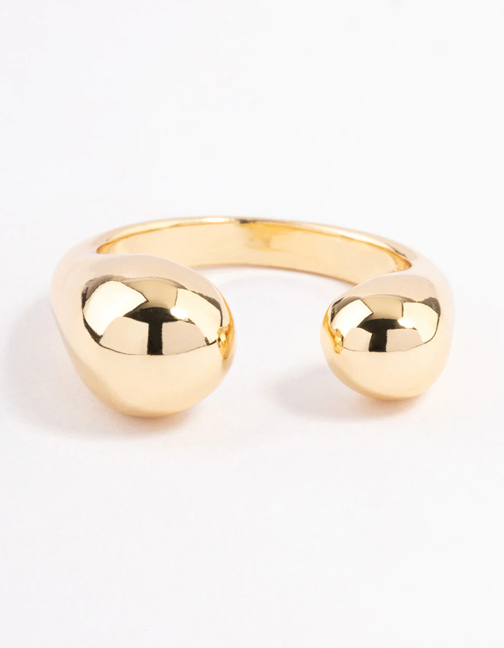 Gold Plated Open Sphere Ring - Image 5