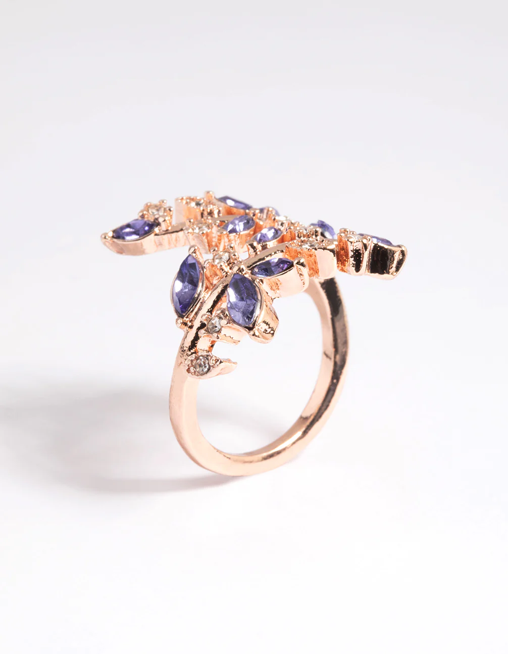 Rose Gold Vine Wrapped Ring - Image 5