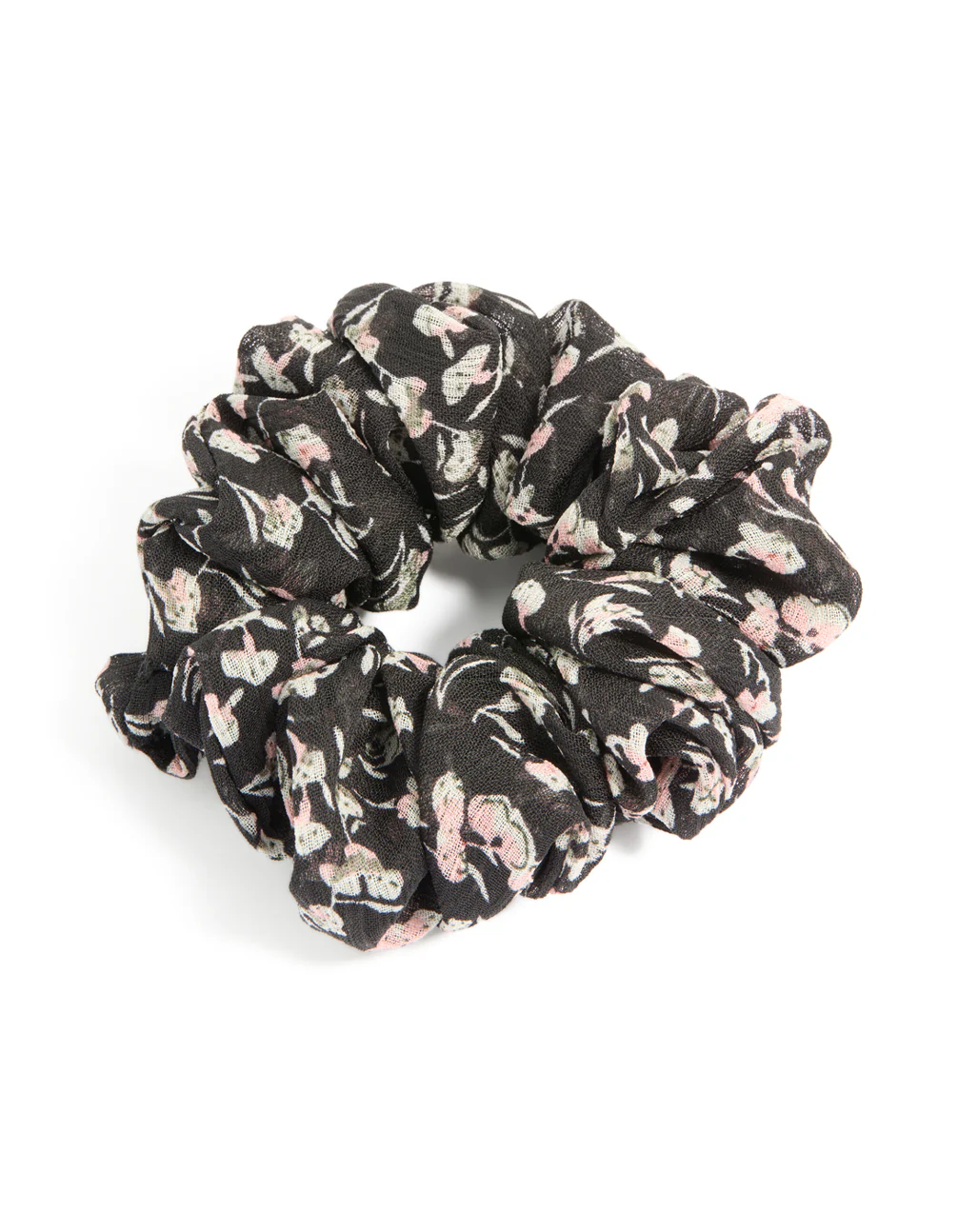 Scattered Flower Printed Statement Scrunchie