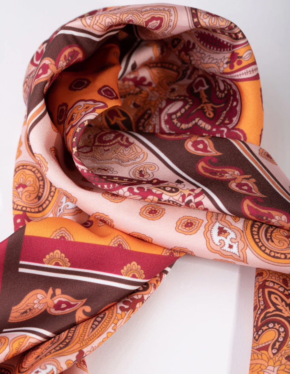 Fabric Paisley Scarf - Image 3