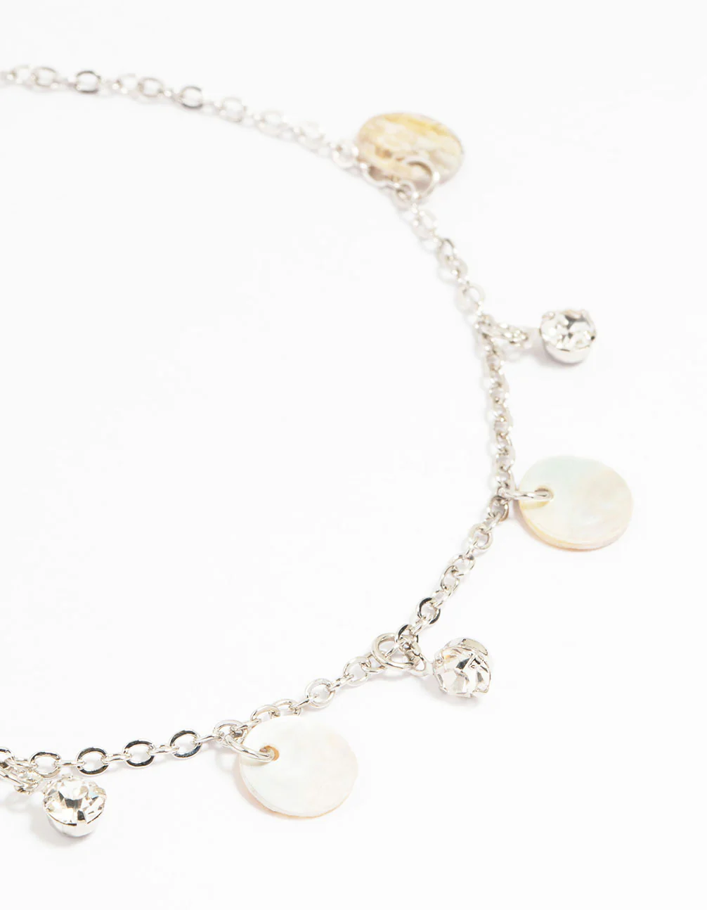 Silver Genuine Shell Seahorse Anklets 3-Pack - Image 3