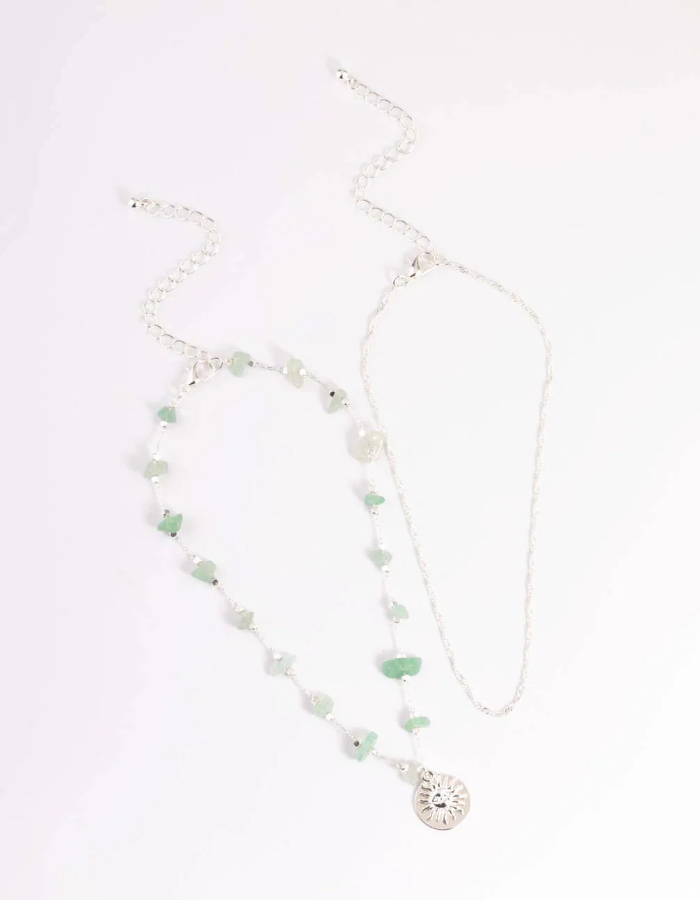 Silver Green Adventurine Choker Pack - Image 4