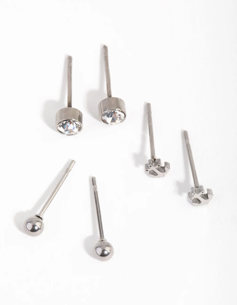 Titanium Sea Pack Stud Earrings