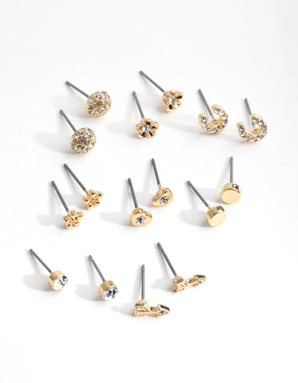 Gold Little Luck 8-Pack Earring