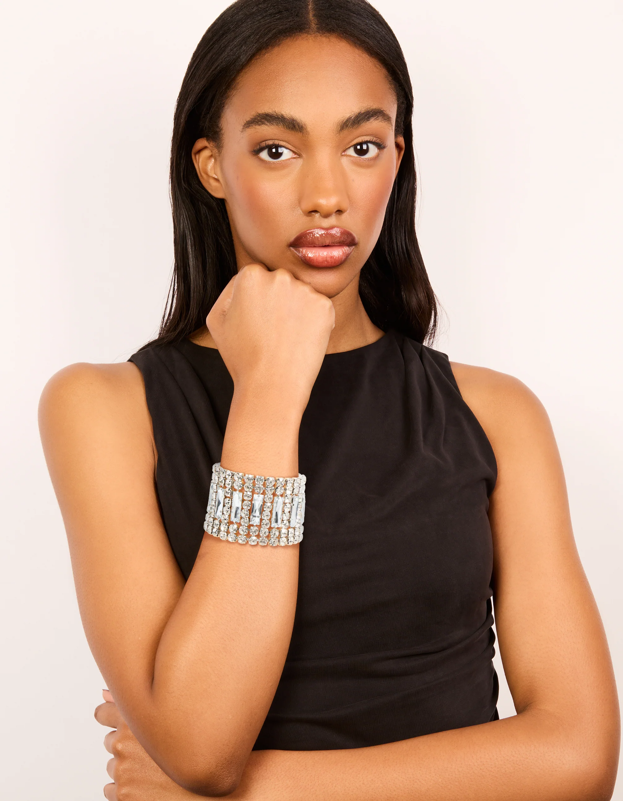 Silver Colossal Diamantes Bracelet - Image 3