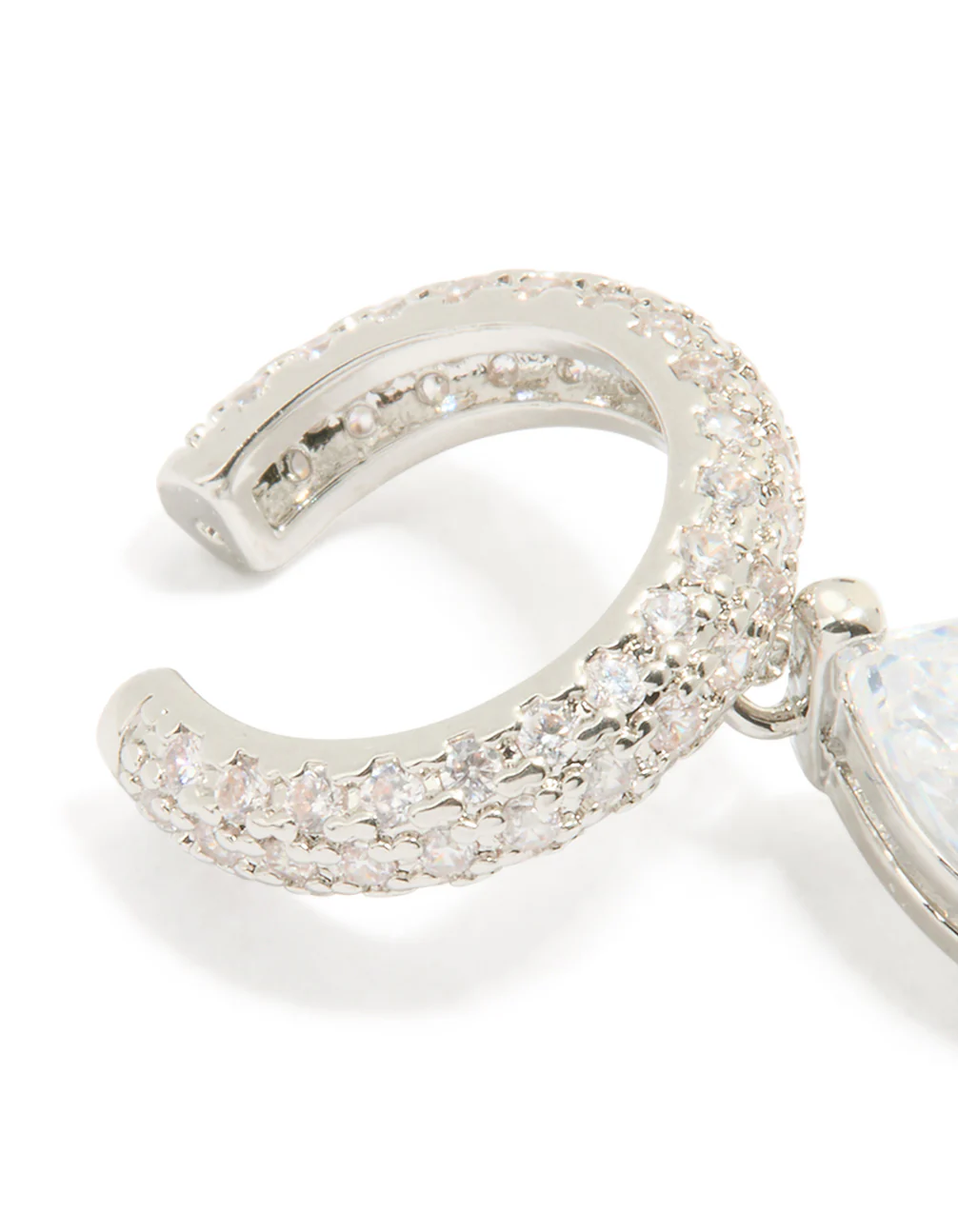 Silver Diamante Ear Cuff - Image 3