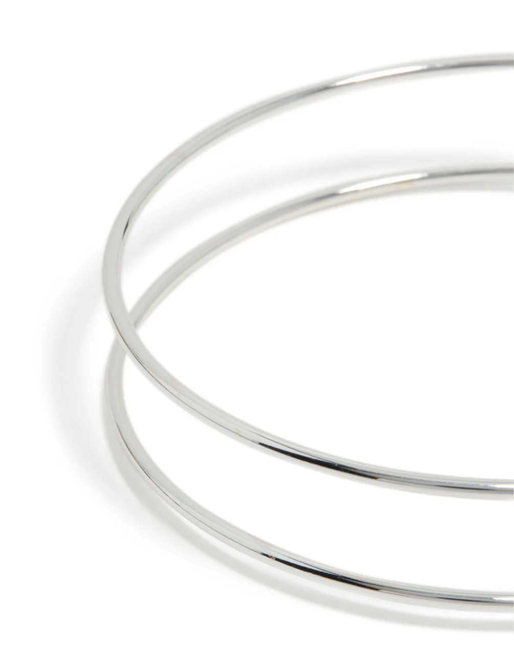 Silver Diamante Thin Wrap Arm Cuff - Image 3