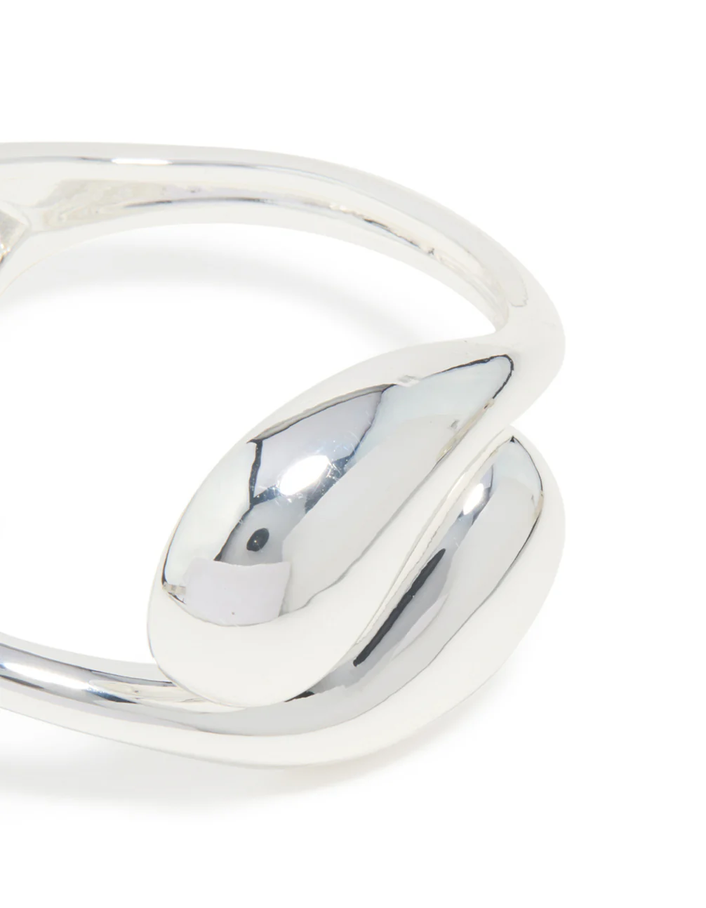 Silver Large Yin Yang Bangle - Image 4