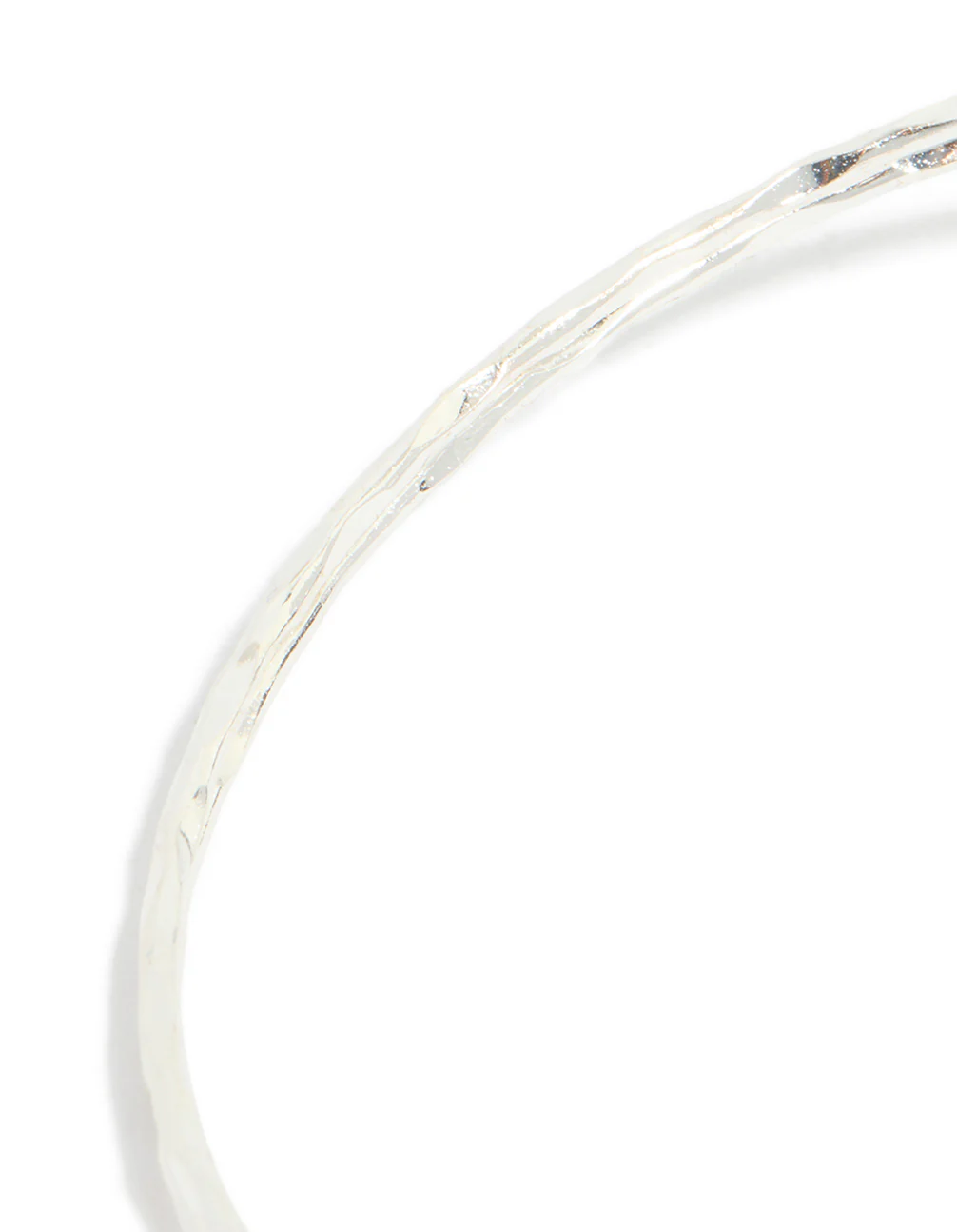 Silver Open Swirl Arm Cuff - Image 3